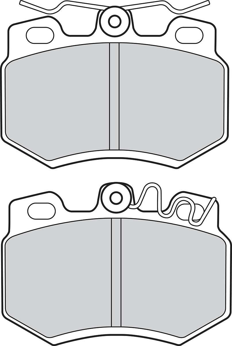 Jeu de 4 plaquettes de frein VALEO ref. 301176
